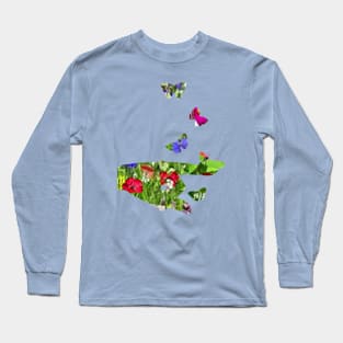 BUTTERFLY AND HAND Long Sleeve T-Shirt